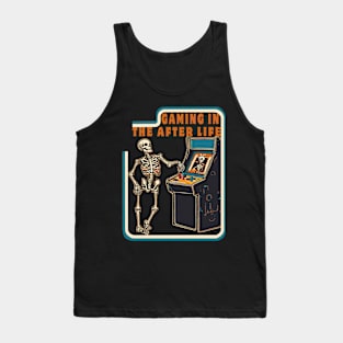 Skeleton play arcade games Tank Top